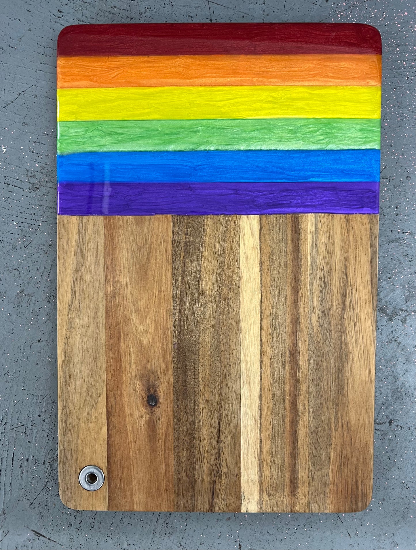 Rainbow Charcuterie Board