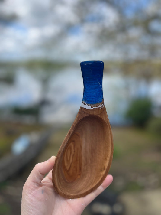 Olive Wood Spoon Rest - Nantucket