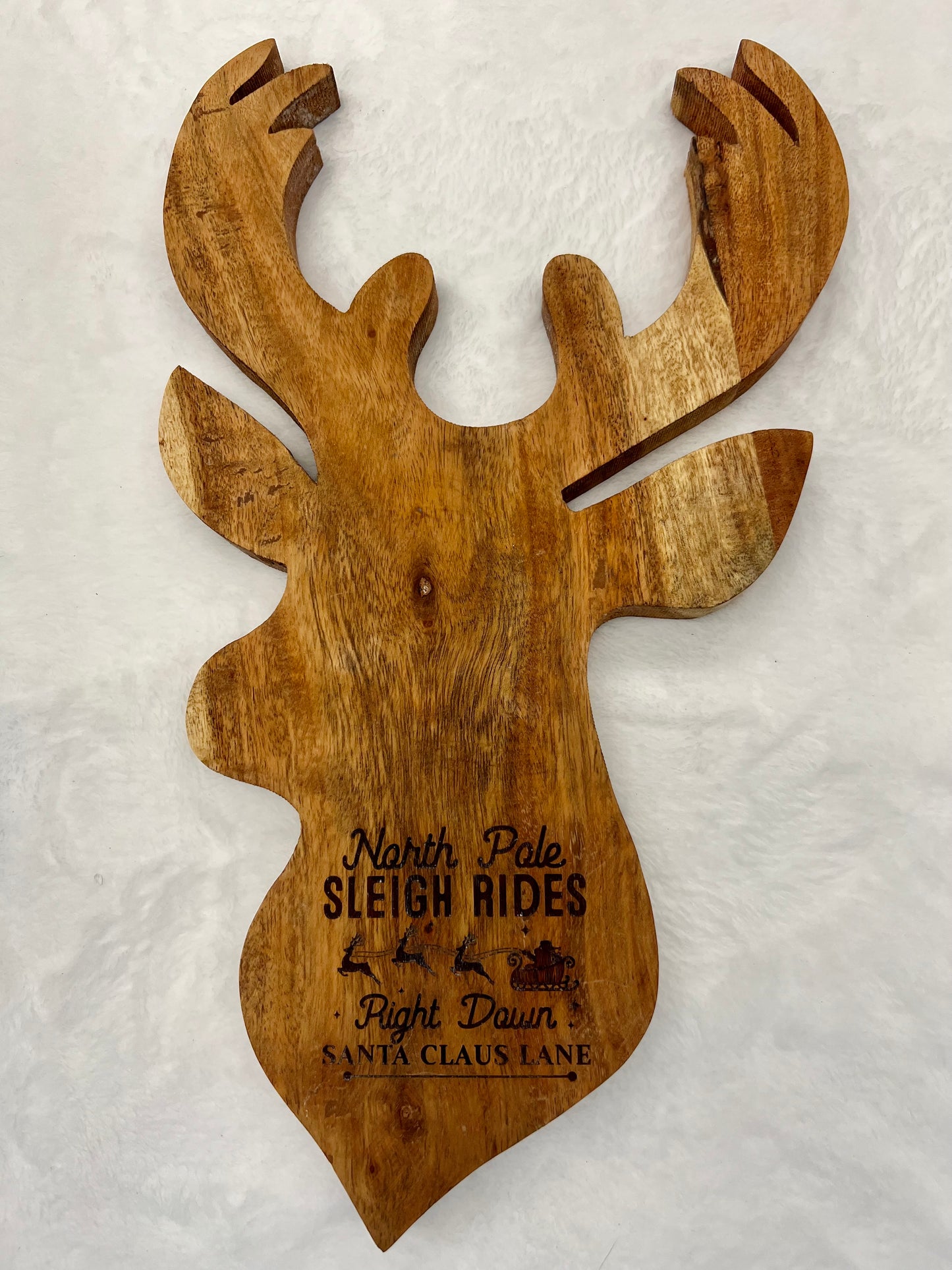 Reindeer Charcuterie Board with Engraving