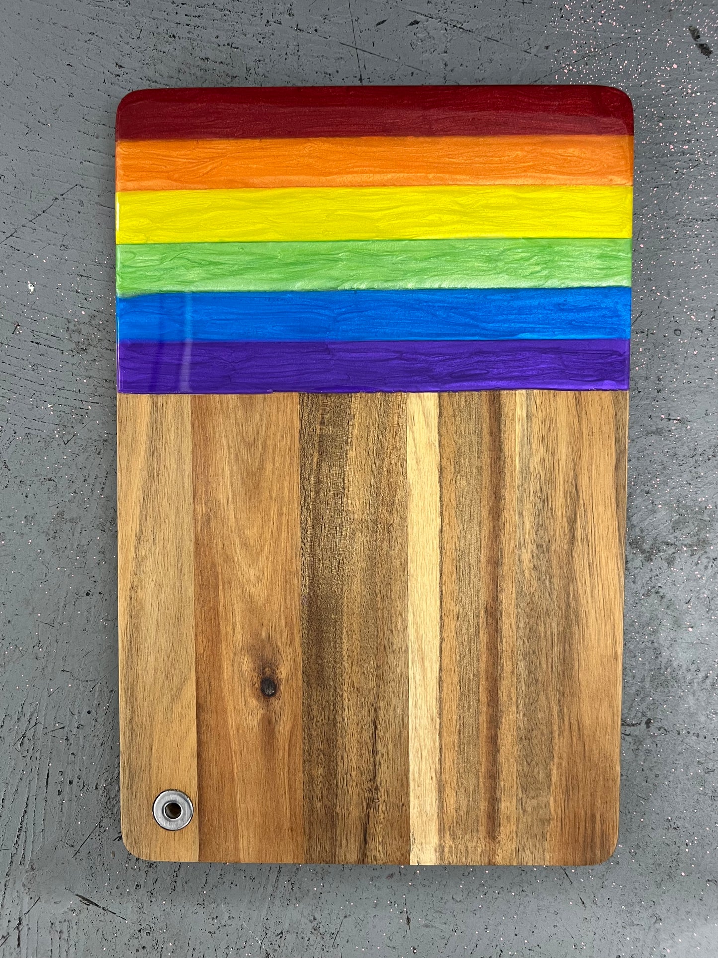 Rainbow Charcuterie Board